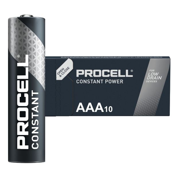 Baterijas DURACELL PROCELL Constant Alkaline AAA 10gab.