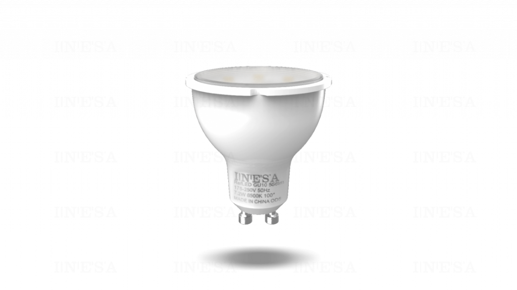 LED spuldze INESA GU10 3W 217lm 6500K