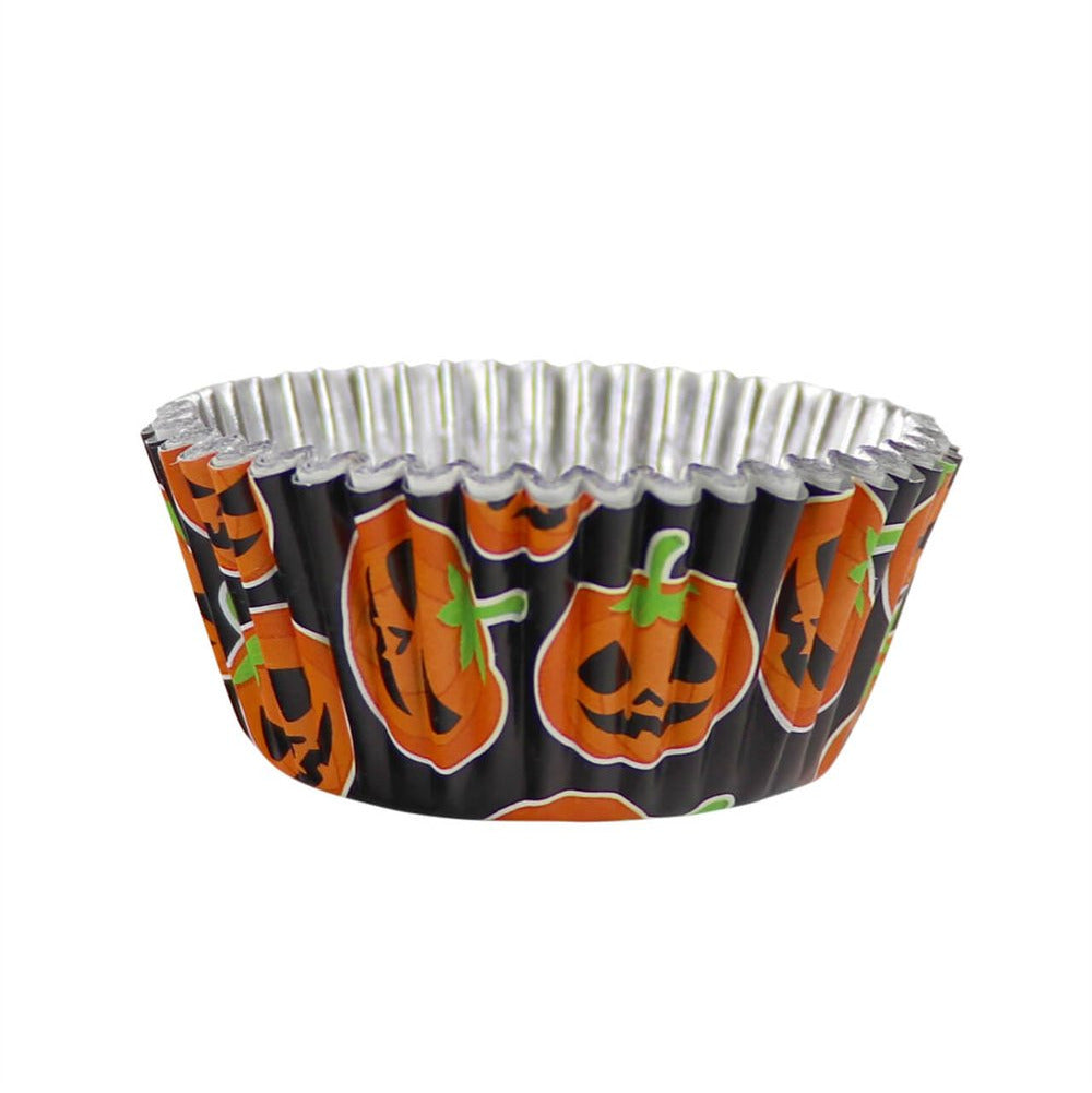 Kēksiņu papīra/folijas formiņas PME Cake 30gab. Ø 5cm helovīna ķirbīši Kēksiņu papīra/folijas formiņas PME Cake 30gab. Ø 5cm helovīna ķirbīši