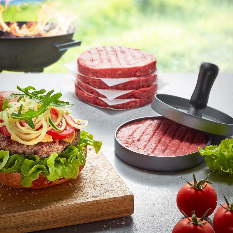 Burgeru kotlešu spiede ar noņemamu rokturi GEFU BBQ