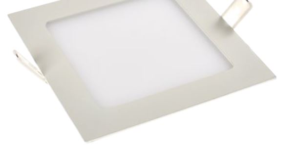 SQ LED gaismeklis INESA 15W 1000lm 3000K 190x190, kvadrāts