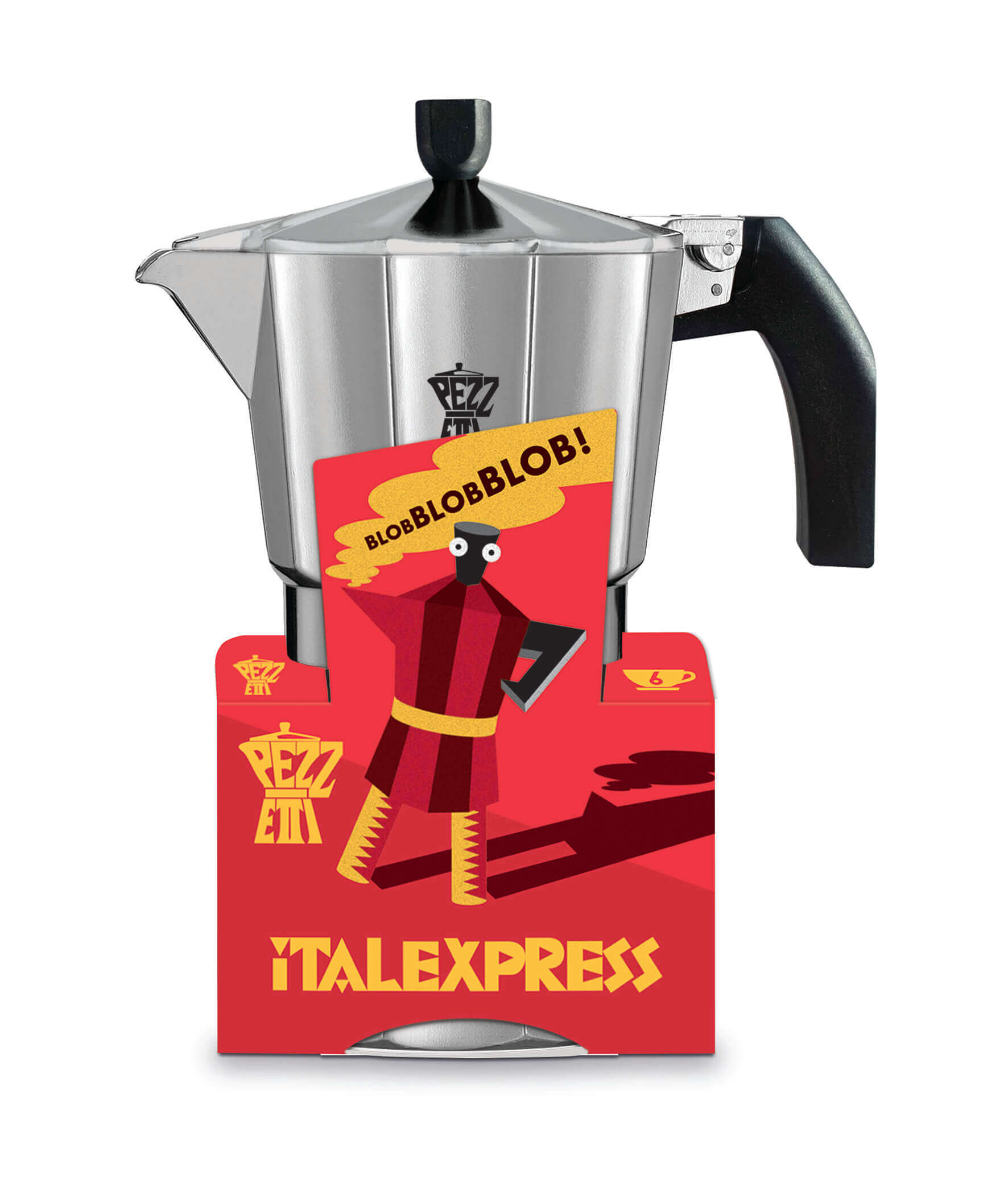 Mokas kafijas kanna Pezzetti Italexpress 6 tasēm