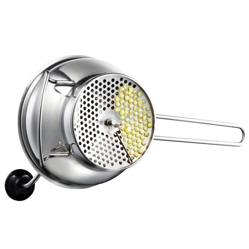 Augļu un dārzeņu smalcinātājs-dzirnaviņas GEFU FLOTTE LOTTE ar trim sietiem