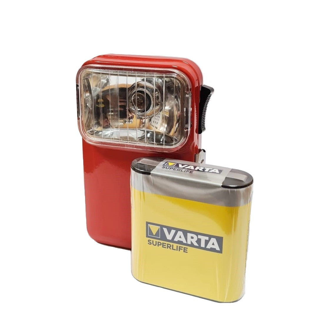 Retro metāla lukturis + 4.5V VARTA Superlife baterija