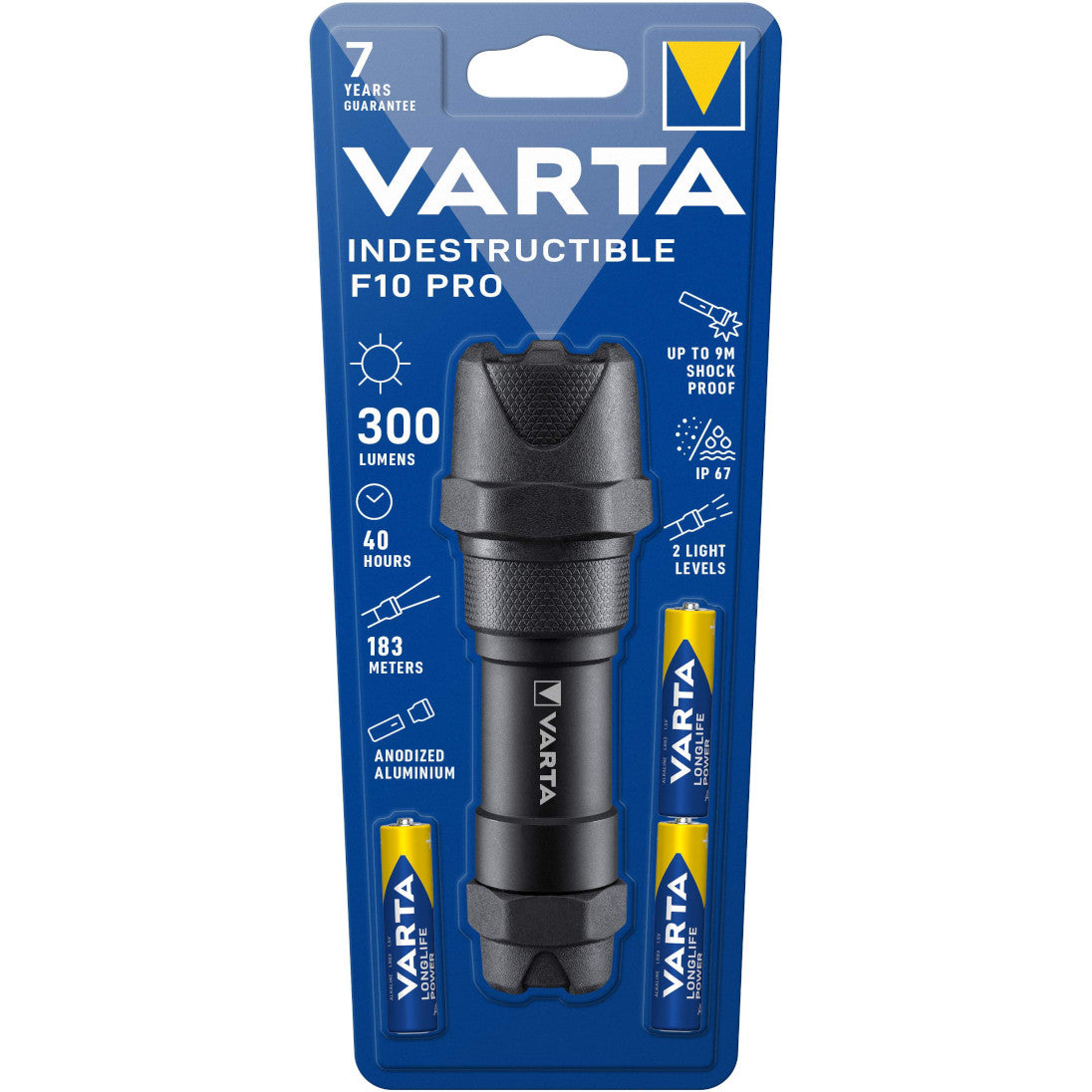 LED lukturis VARTA INDESTRUCTIBLE PRO F10, 300lm