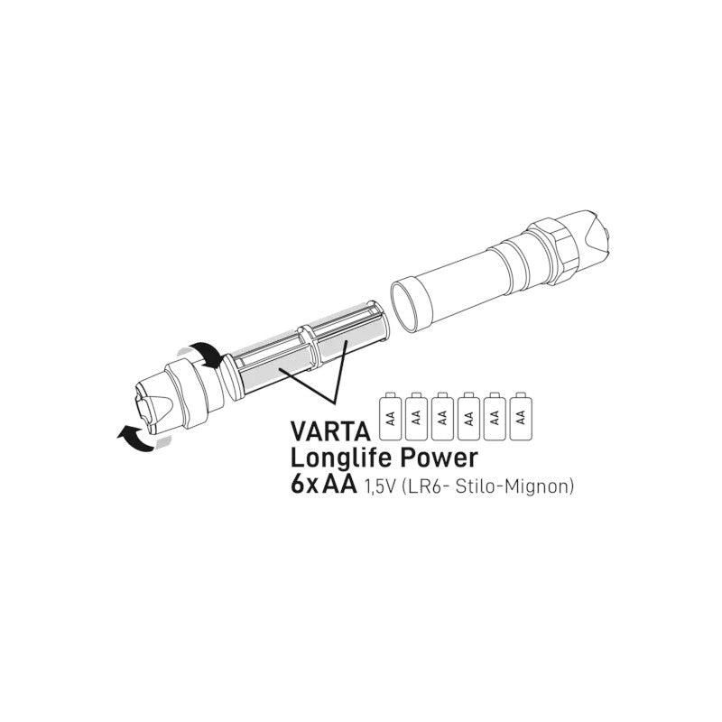 LED lukturis VARTA Indestructible F30 Pro, 650lm