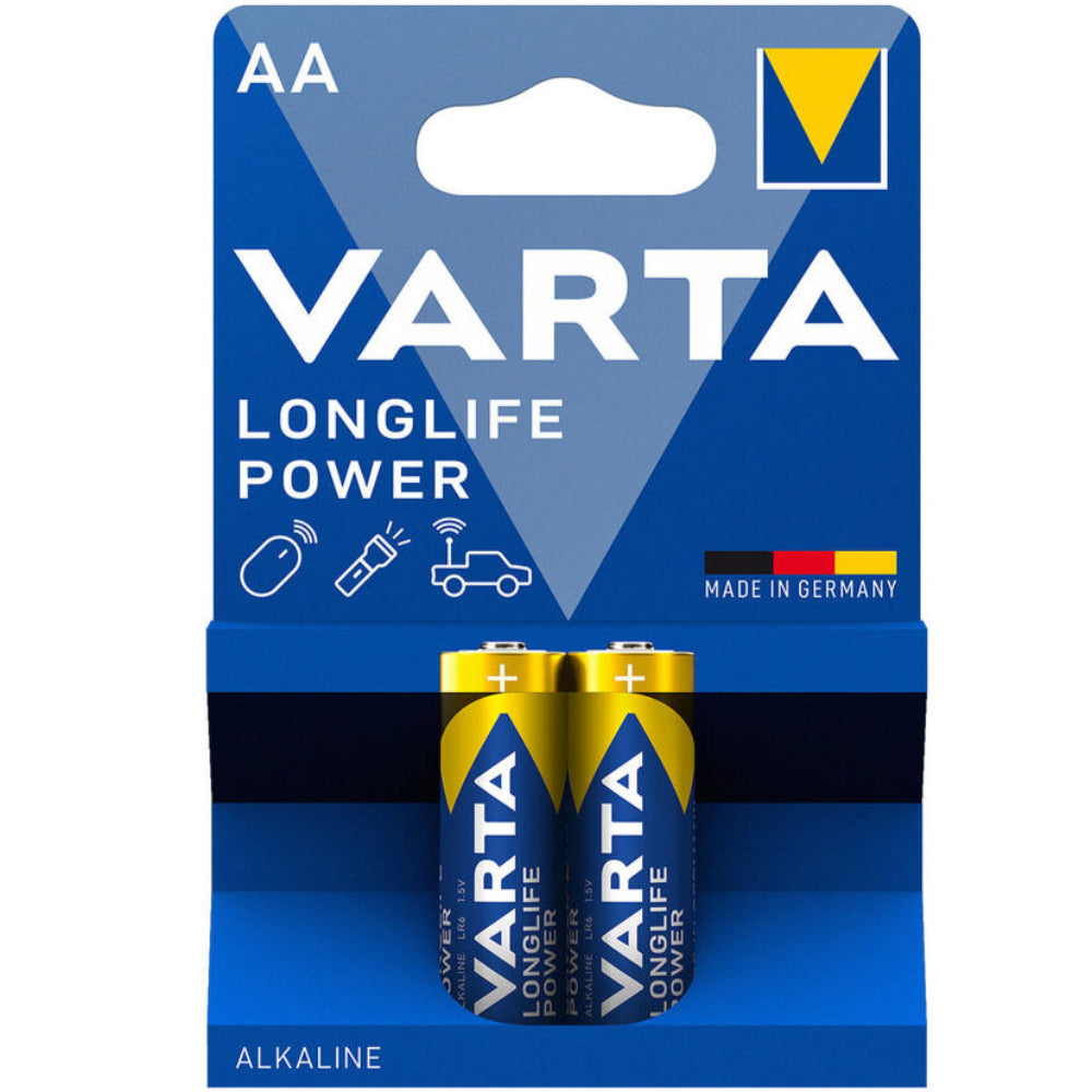 Baterijas AA VARTA Longlife Power Alkaline 1.5V, 2gb.