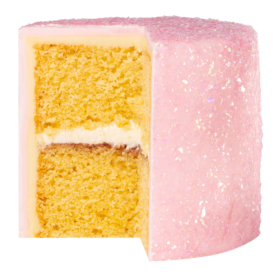 Ēdams gliteris kūku dekorēšanai PME Cake Magic Sparkles rozā 3g