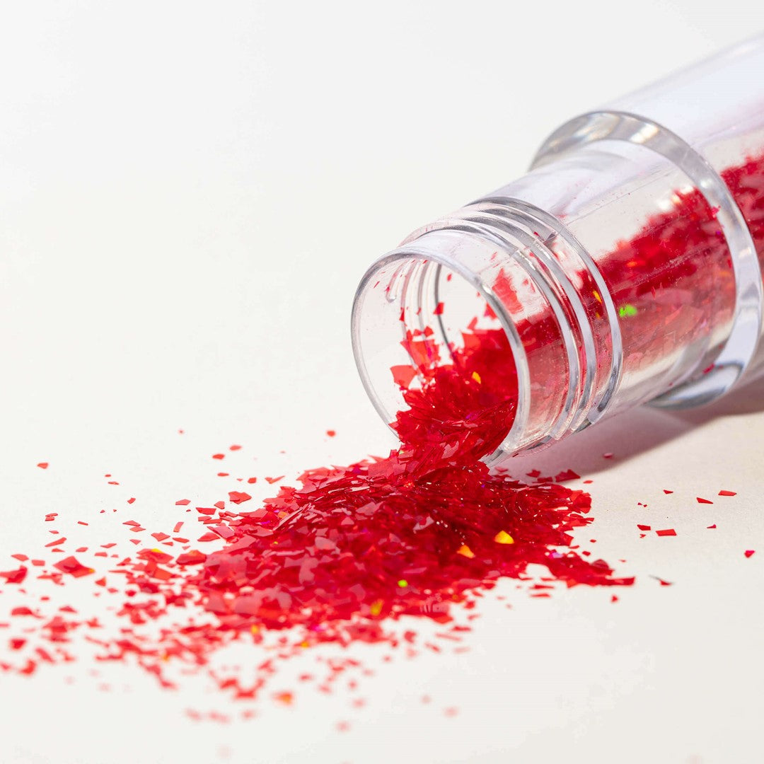 Ēdams gliteris kūku dekorēšanai PME Cake Magic Sparkles sarkans 3g