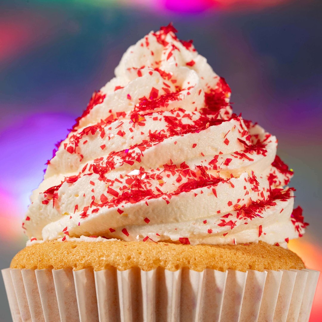 Ēdams gliteris kūku dekorēšanai PME Cake Magic Sparkles sarkans 3g