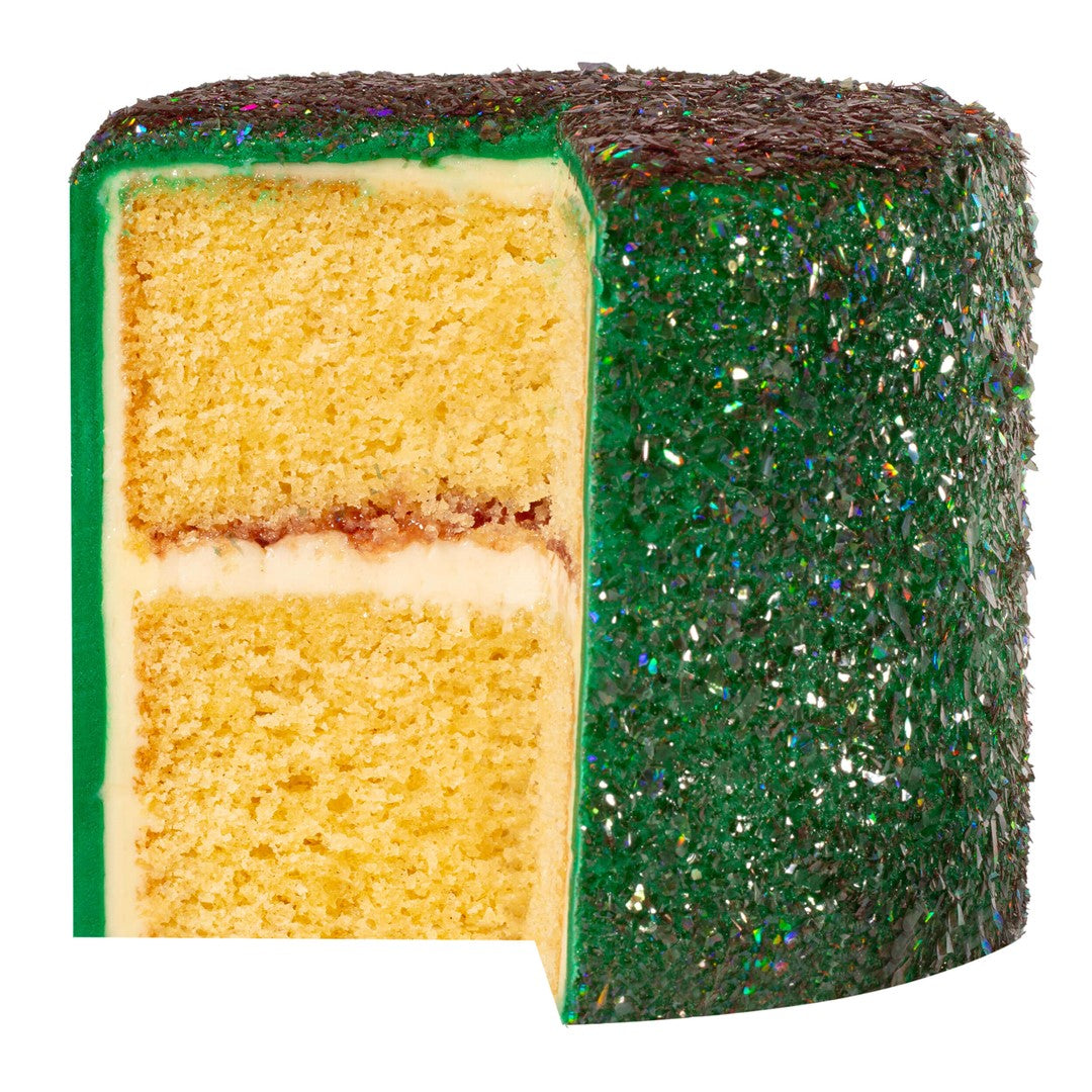 Ēdams gliteris kūku dekorēšanai PME Cake Magic Sparkles zaļš 3g