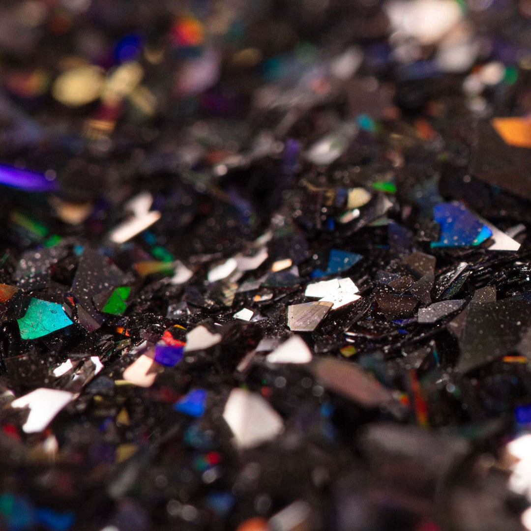 Ēdams gliteris kūku dekorēšanai PME Cake Magic Sparkles melns 3g