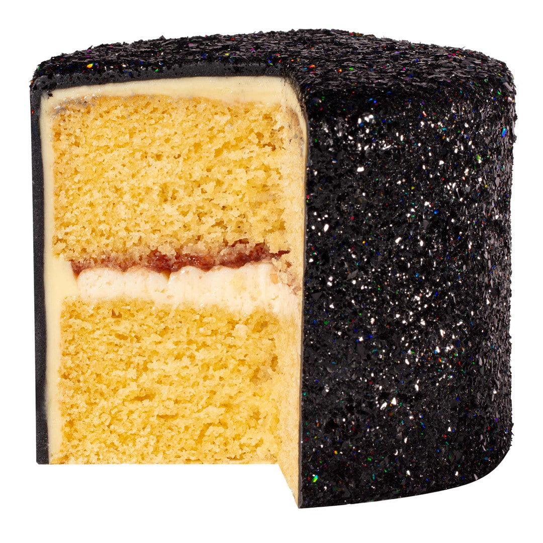 Ēdams gliteris kūku dekorēšanai PME Cake Magic Sparkles melns 3g