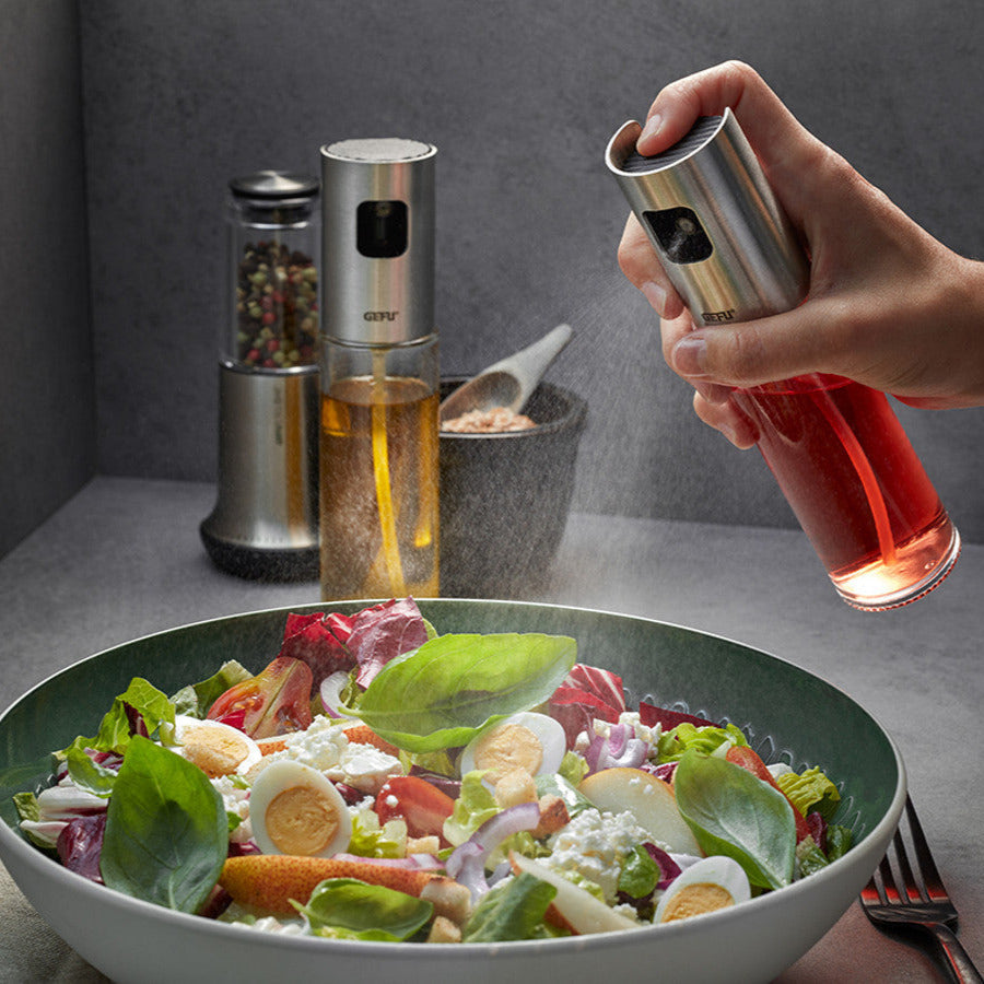 Eļļas un etiķa izsmidzinātāji GEFU NEVA, 2 gab., dāvanu kārbā