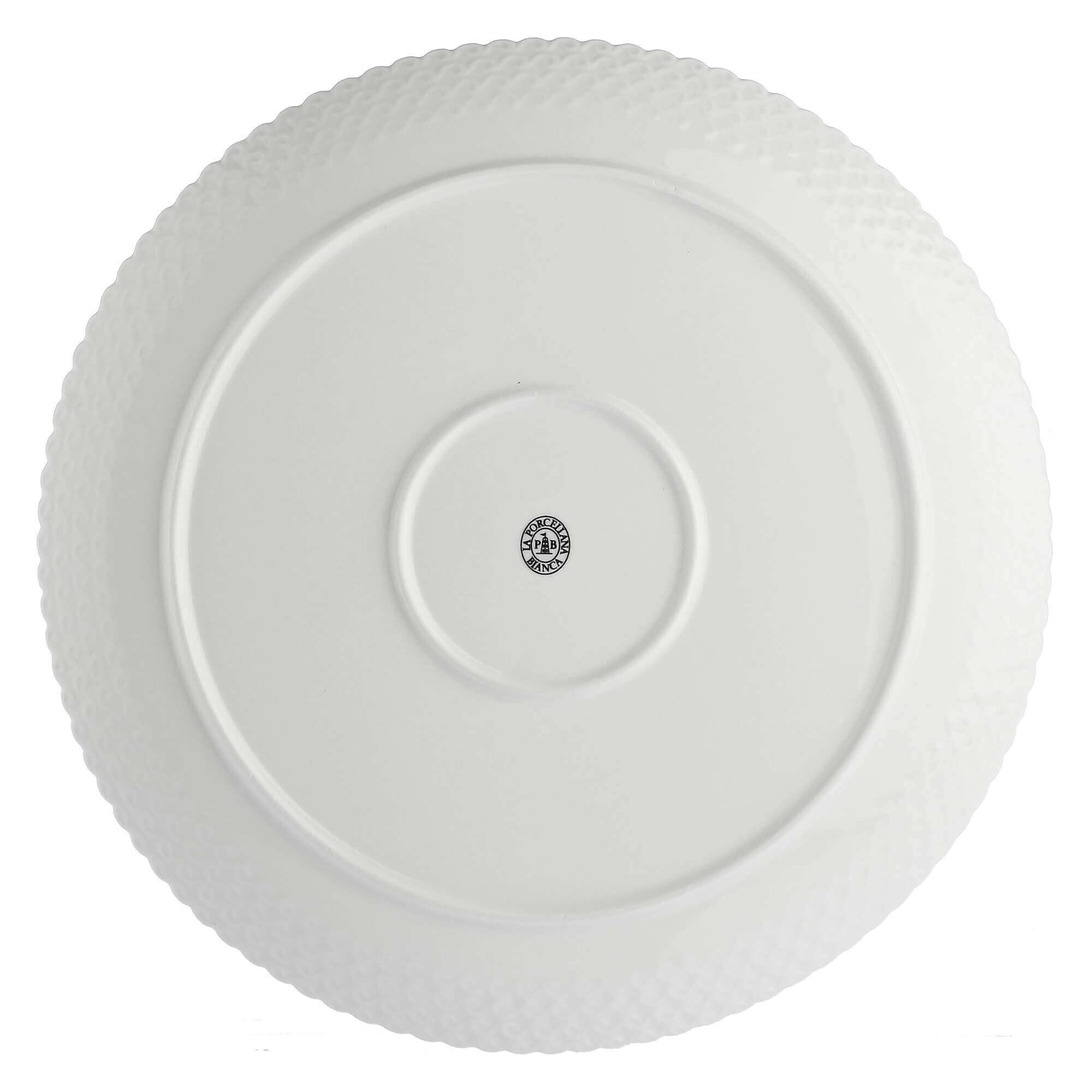 Porcelāna kūku šķīvis LA PORCELLANA BIANCA MOMENTI 34 cm