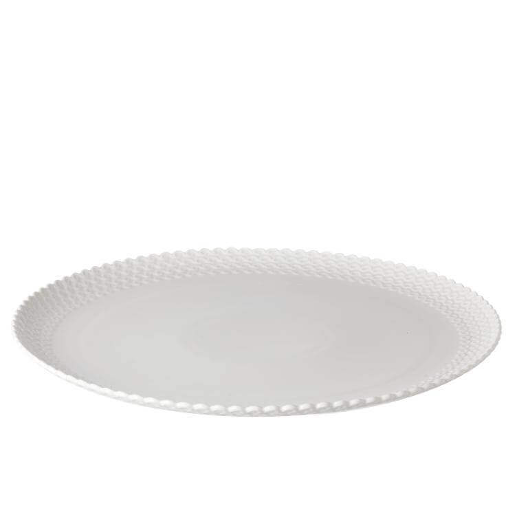 Porcelāna kūku šķīvis LA PORCELLANA BIANCA MOMENTI 34 cm Porcelāna kūku šķīvis LA PORCELLANA BIANCA MOMENTI 34 cm