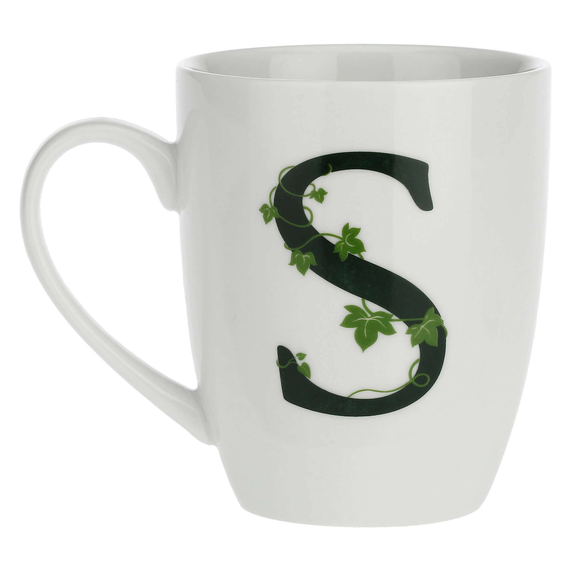 Porcelain letter mug S La Porcellana Bianca Atupertu 380ml