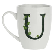 Porcelāna burtu krūze U La Porcellana Bianca Atupertu 380ml