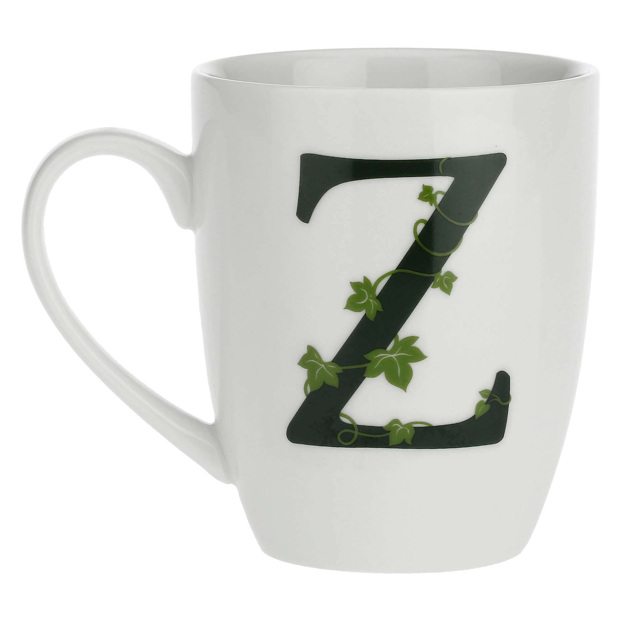 Porcelain letter mug Z La Porcellana Bianca Atupertu 380ml