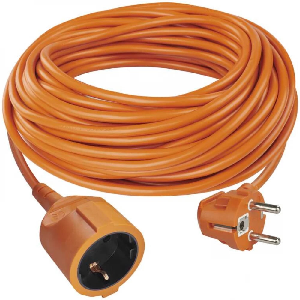 Pagarinātājs 30m, 1 rozete ar zemējumu 3x1mm2 2300W zāles pļāvējam oranžs EMOS