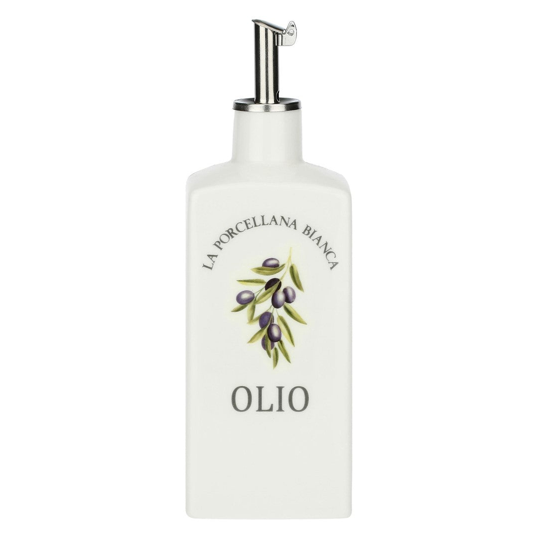 Eļļas pudele 250ml La Porcellana Bianca Conserva porcelāna, balta