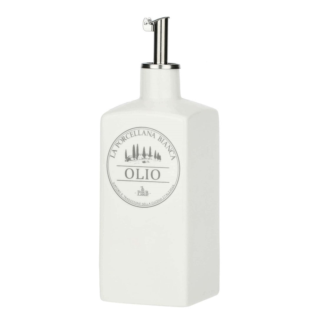 Eļļas pudele 250ml La Porcellana Bianca Conserva porcelāna