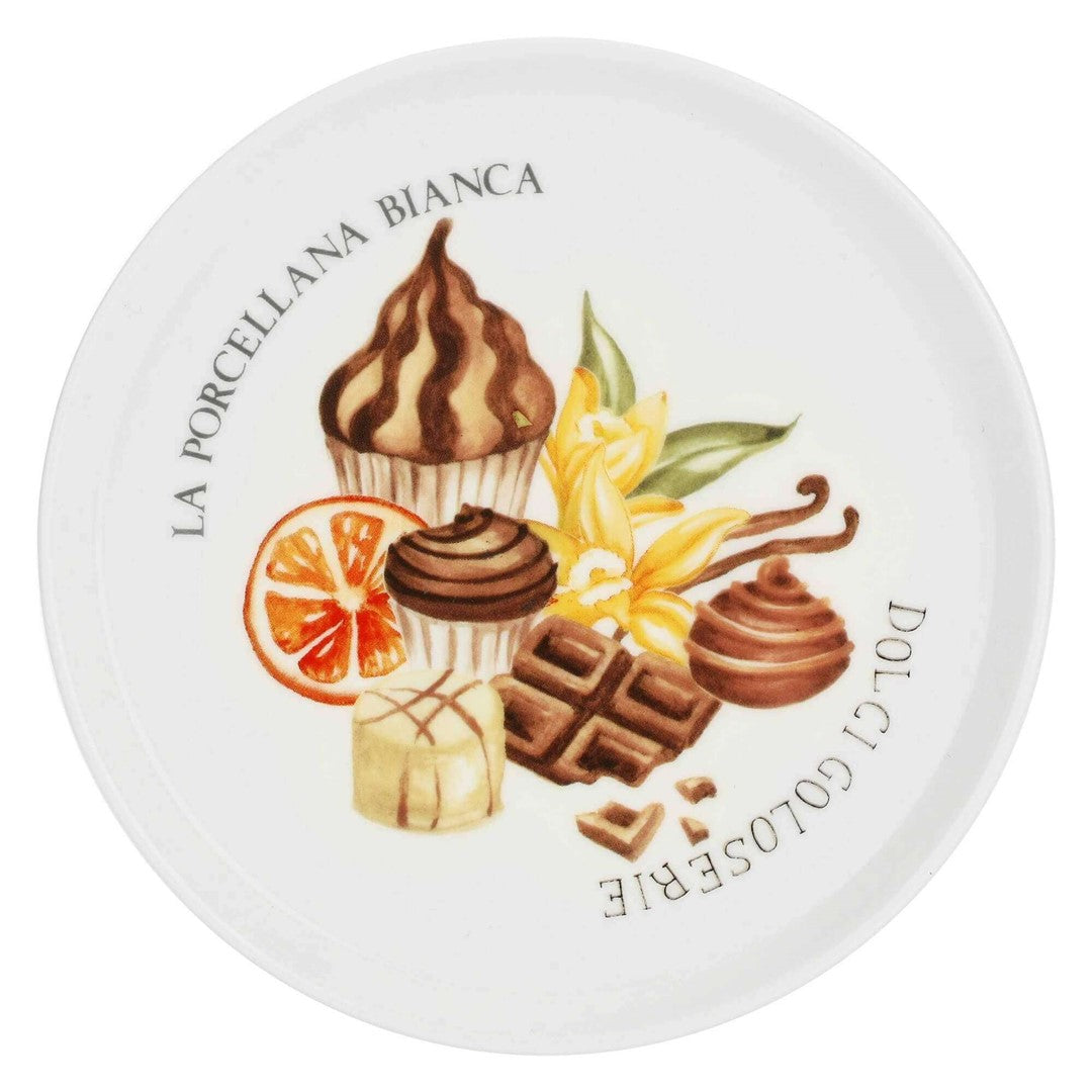 Kūku šķīvis uz kājas La Porcellana Bianca Goloserie 16cm