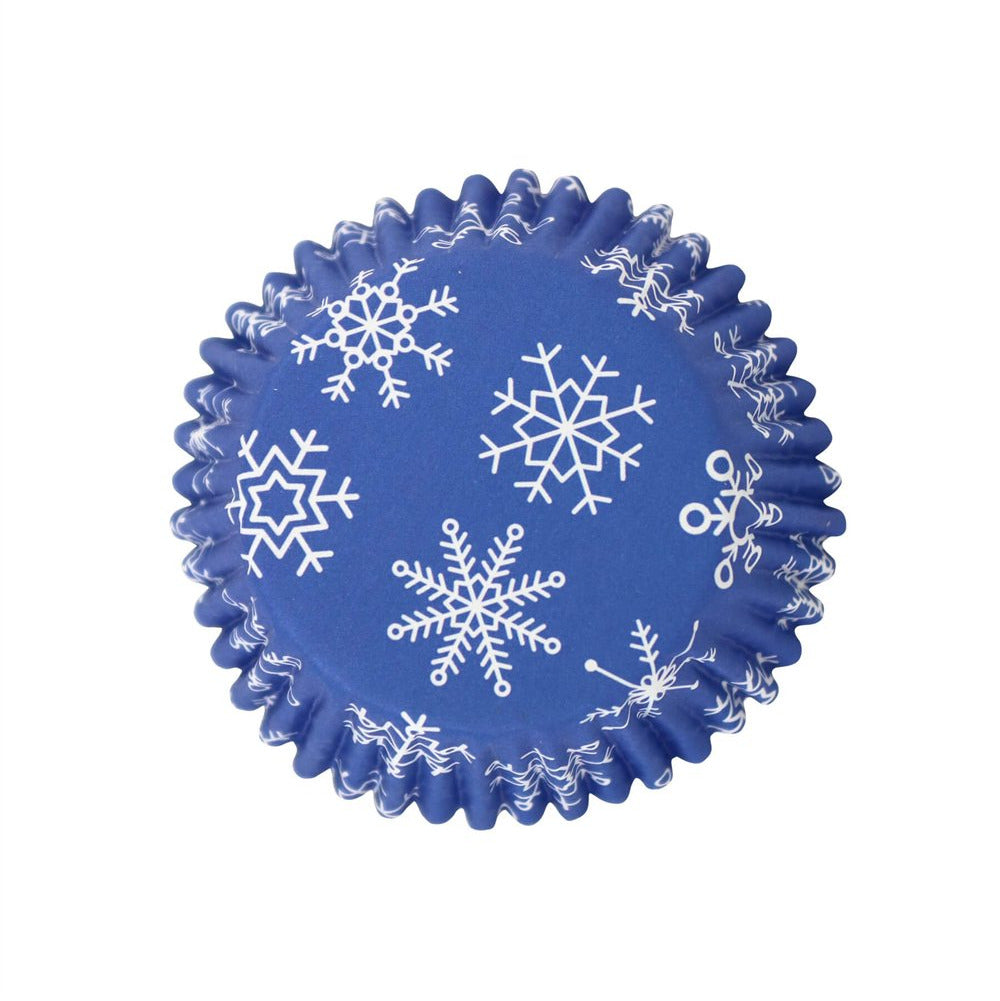 Kēksiņu papīra/folijas formiņas PME Cake 30gab. Ø 5cm Sniegpārsliņas Kēksiņu papīra/folijas formiņas PME Cake 30gab. Ø 5cm Sniegpārsliņas
