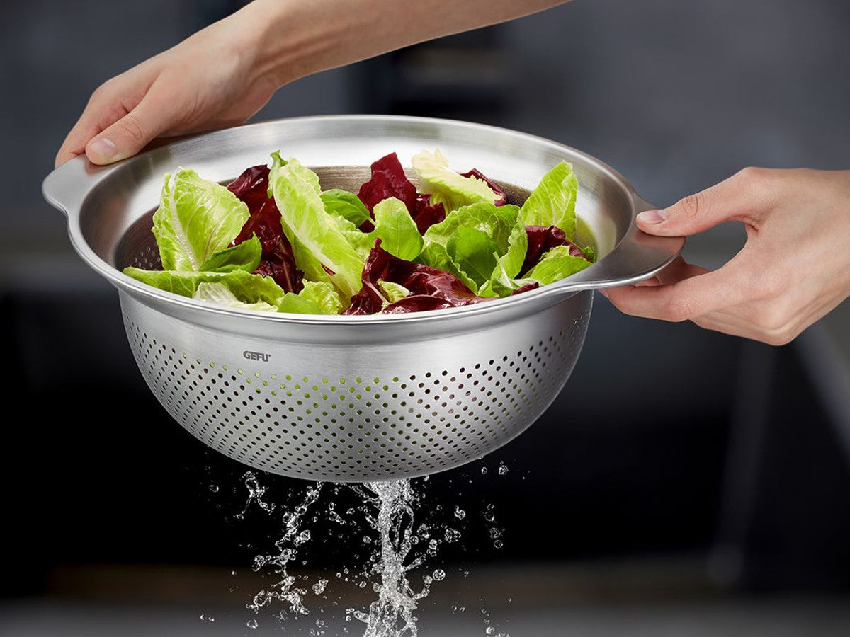 Nerūsējošā tērauda caurduris - tvaicēšanas siets Ø27 cm GEFU PREMIO