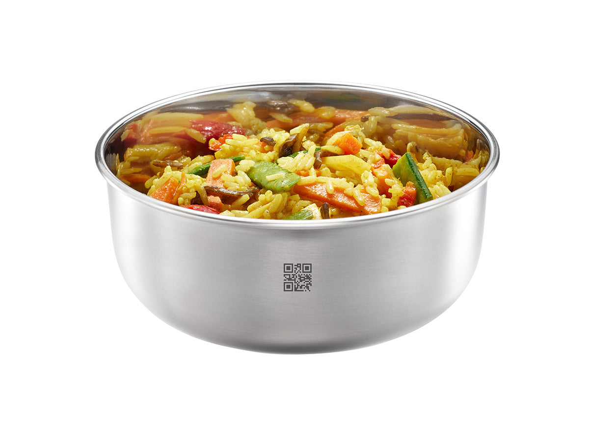 Konteiners pārtikas uzglabāšanai GEFU PROVIDO, apaļš, tērauda, 1.0L