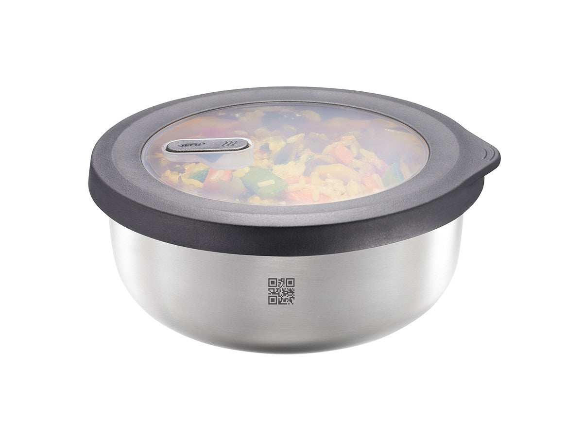 Konteiners pārtikas uzglabāšanai GEFU PROVIDO, apaļš, tērauda, 1.0L Konteiners pārtikas uzglabāšanai GEFU PROVIDO, apaļš, tērauda, 1.0L