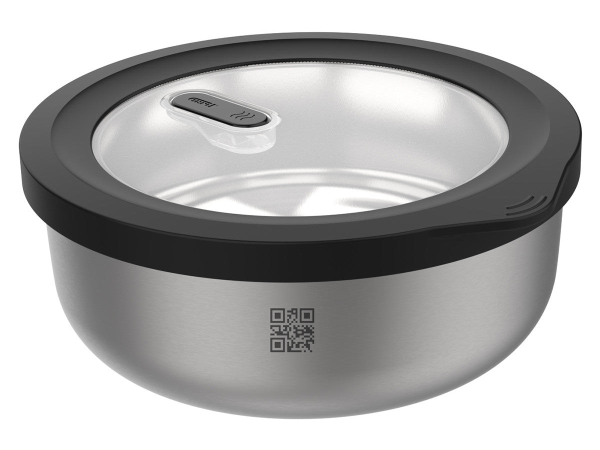 Konteiners pārtikas uzglabāšanai GEFU PROVIDO 2.0L, nerūsējošā tērauda, apaļš