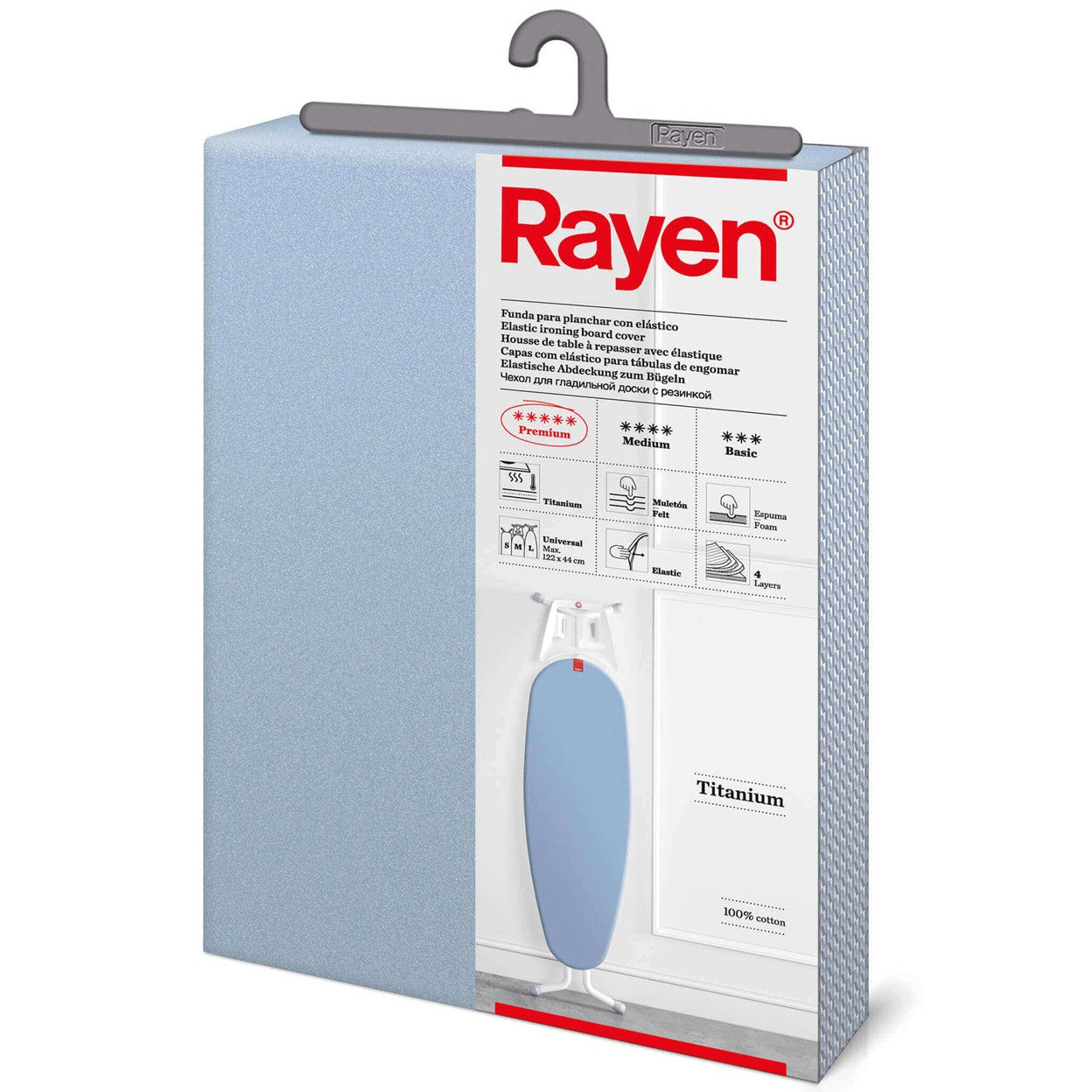 Gludināmā dēļa pārvalks 127 x 51cm Rayen 6279.03