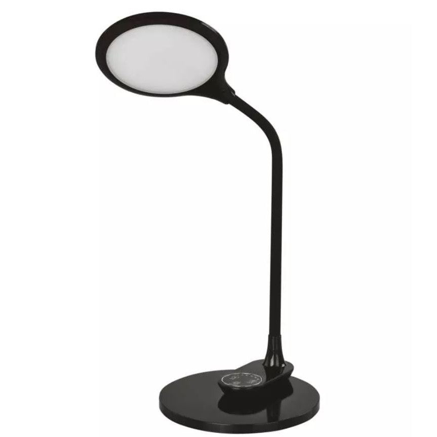LED galda lampa EMOS RUBY 500lm 3K/4K/6K melna