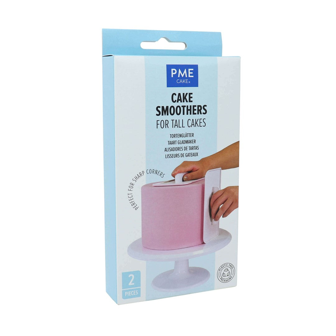 Kūku glazūras izlīdzinātāji PME Cake 2gab. 9.5 x 18.7cm Kūku glazūras izlīdzinātāji PME Cake 2gab. 9.5 x 18.7cm