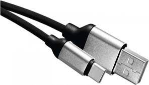 Savienojuma vads USB A spraudnis- C spraudnis 1m balts EMOS SM7025BL