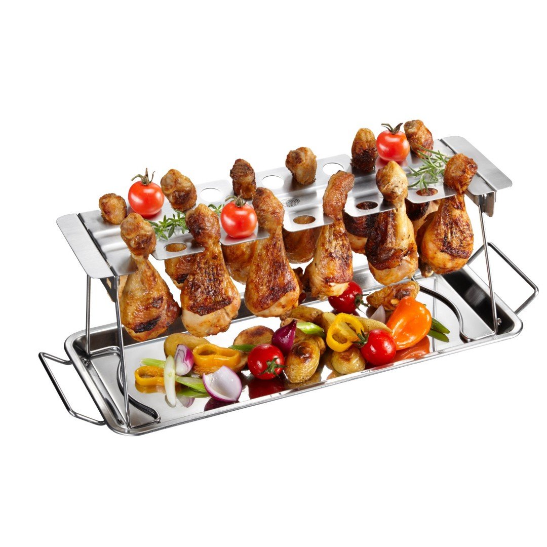 Grila režģis vistu stilbiņiem GEFU BBQ
