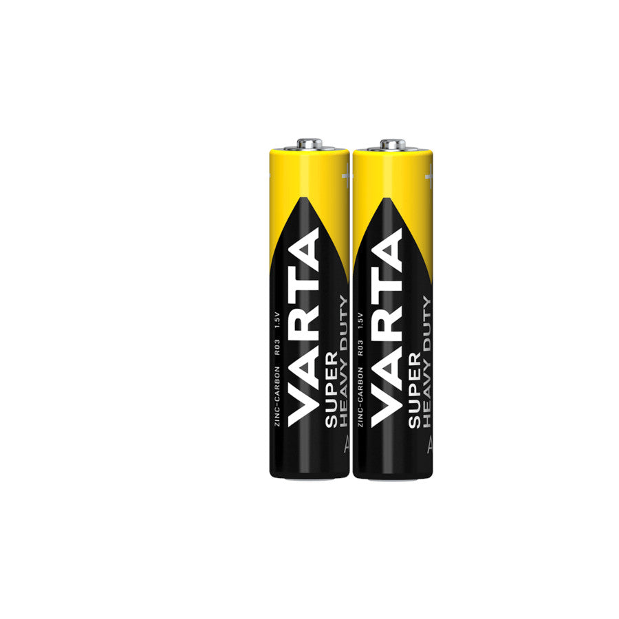 Baterijas AAA VARTA Super Heavy Duty 1.5V LR03, 2gb. plēvē