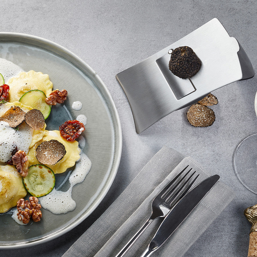 Gourmet truffle grater-slicer GEFU TARTUFOLO Gardēžu rīve-šķēlētājs trifelēm GEFU TARTUFOLO