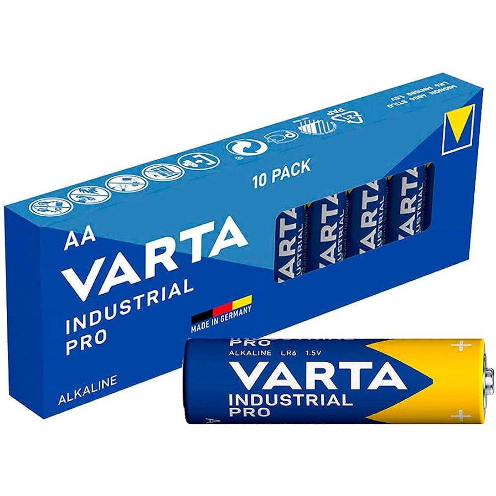 Sārma baterijas VARTA Industrial Pro Alkaline AAA 10gb. Sārma baterijas VARTA Industrial Pro Alkaline AAA 10gb.