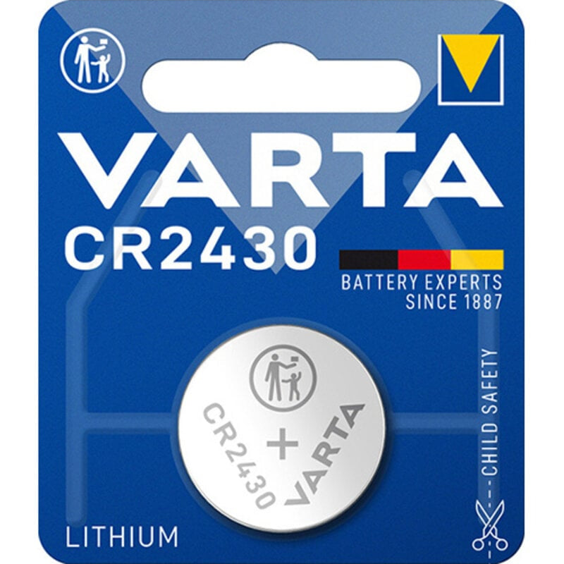 Litija baterija CR2430 3V VARTA 1gb.