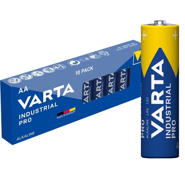 Baterijas VARTA Industrial Pro AA 10gb. Baterijas VARTA Industrial Pro AA 10gb.