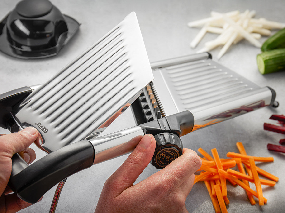 Dārzeņu rīve mandoline GEFU VOLARI, daudzfunkcionāla