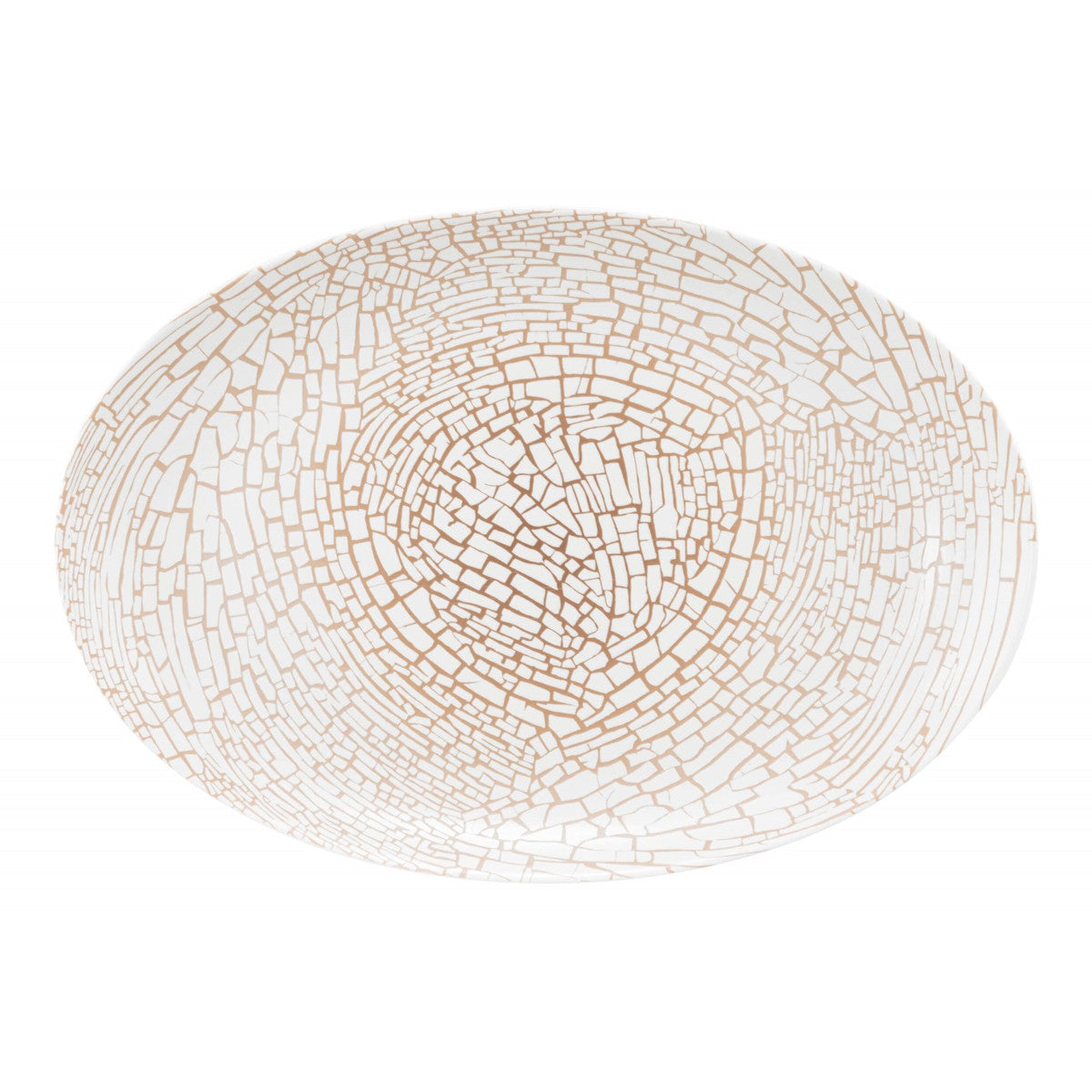 Ovāls porcelāna šķīvis 35 x 24 cm Seltmann Weiden Liberty Krakelee