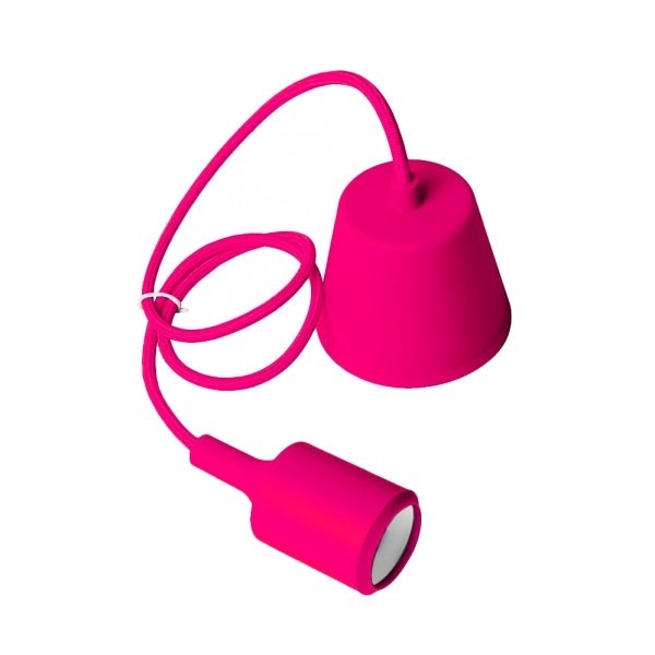 Griestu lampa ZEXT MODERNA 60W E27 rozā