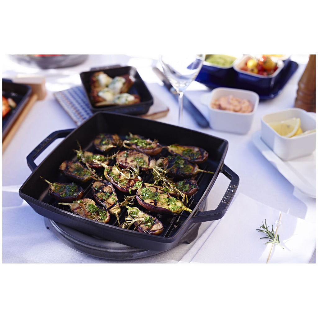 Čuguna grilpanna 28 x 28 cm STAUB Grill Pans