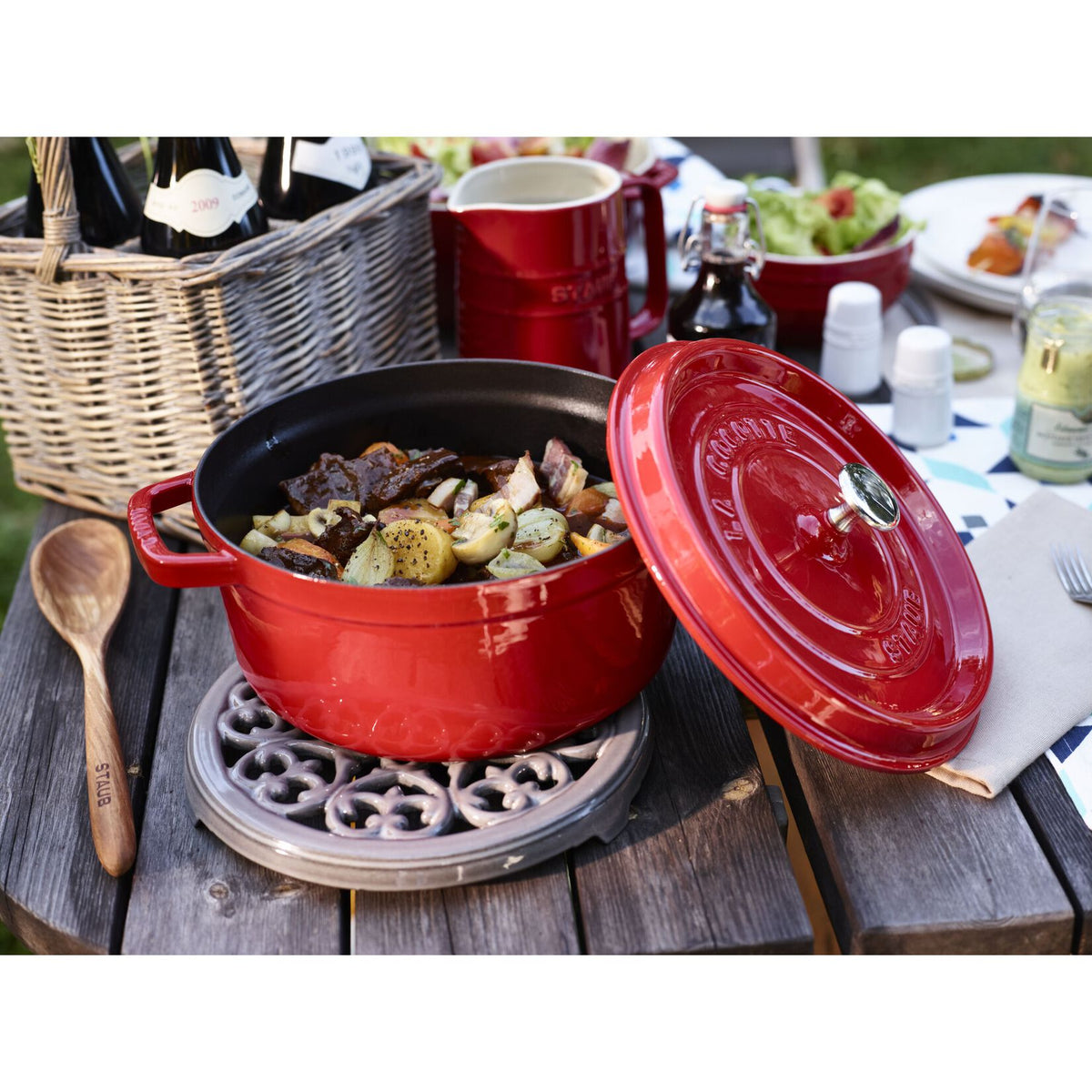 STAUB čuguna paliktnis karstajiem traukiem 23 cm