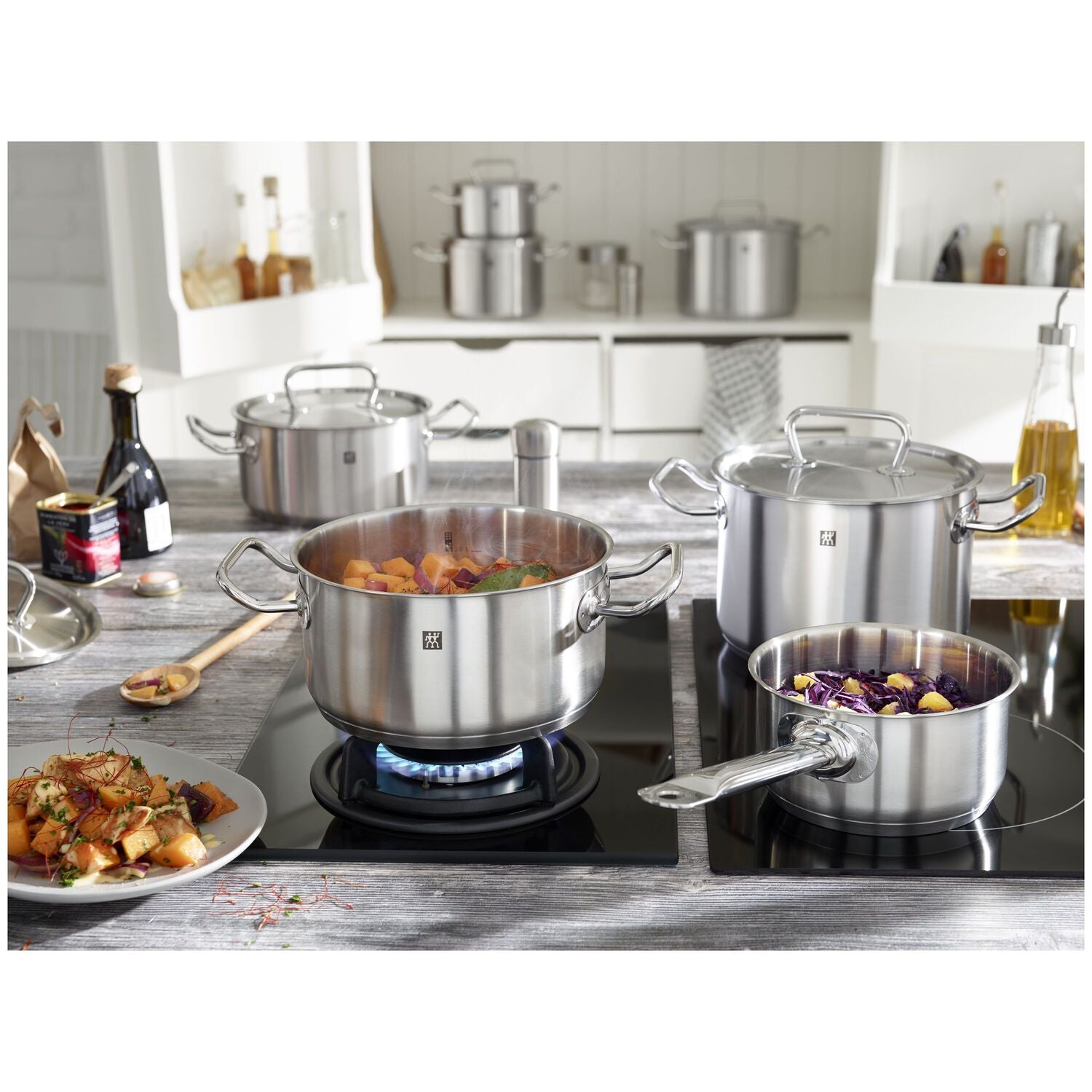 Nerūsējošā tērauda katls 6.0L ZWILLING TWIN CLASSIC 24cm ar vāku