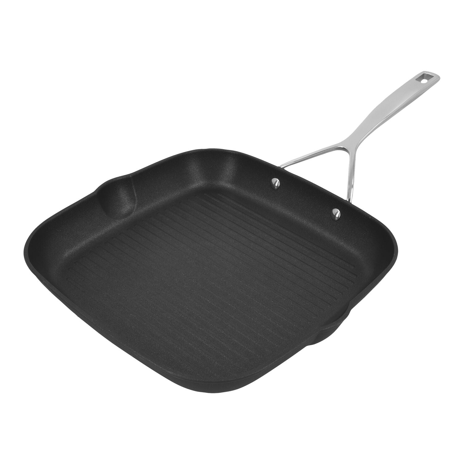 Grilpanna 28cm DEMEYERE Alu Pro 5 Duraslide Titanium, indukcijai