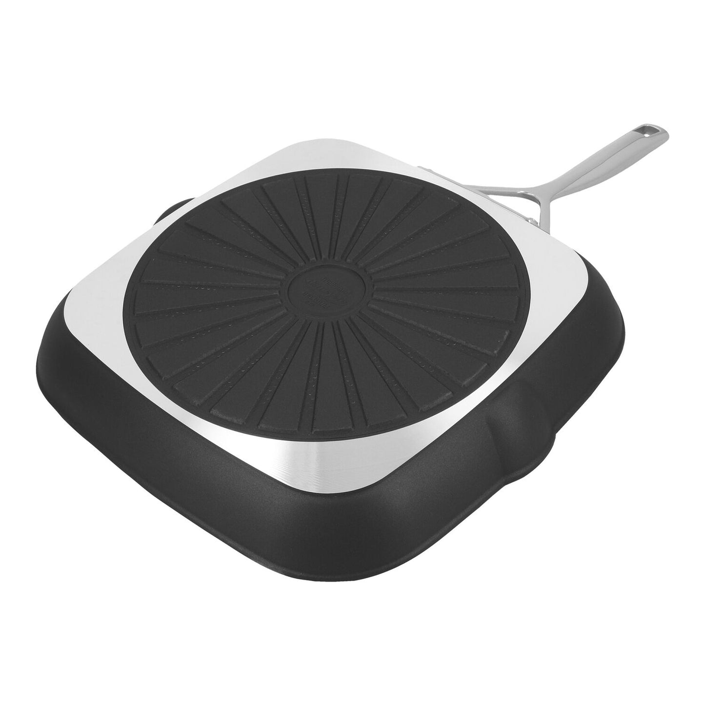 Grilpanna 28cm DEMEYERE Alu Pro 5 Duraslide Titanium, indukcijai